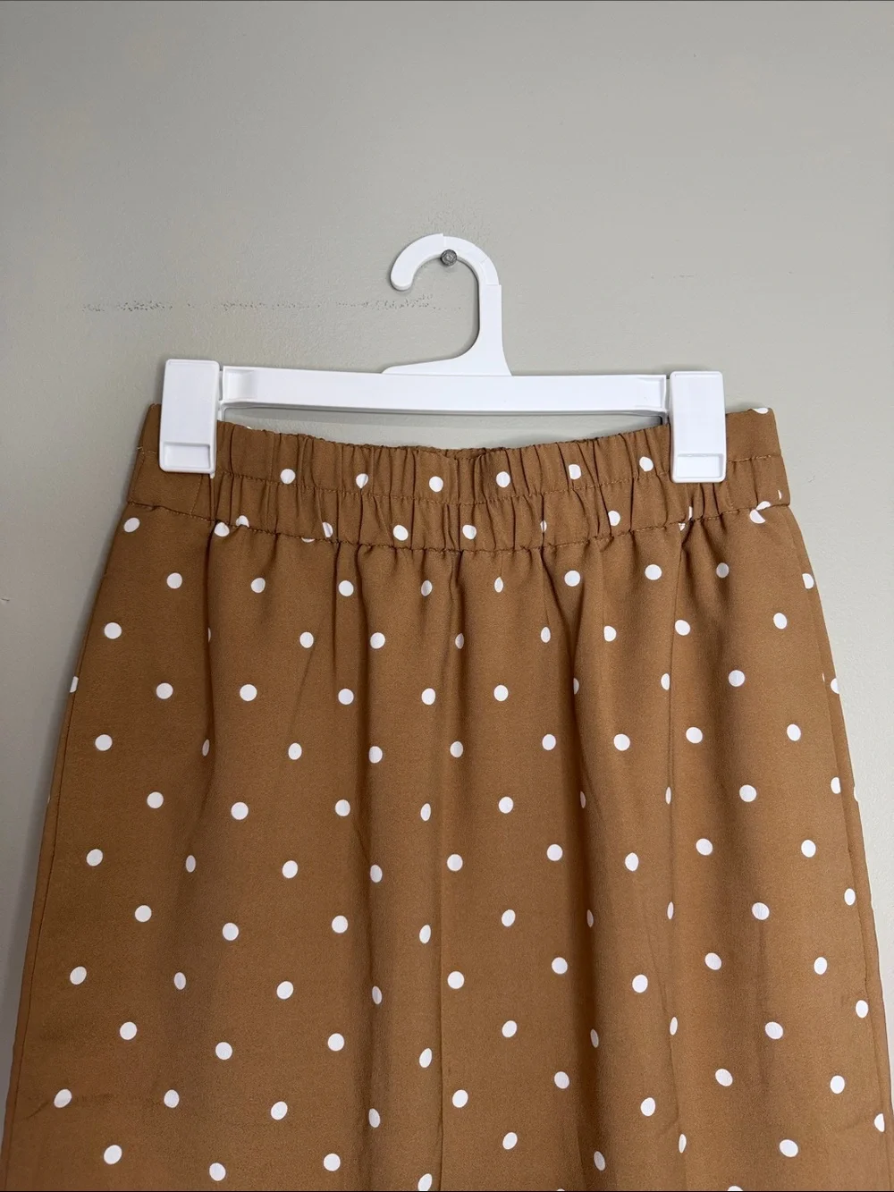 J.Crew Polka Dot Midi Skirt in Brown XS
